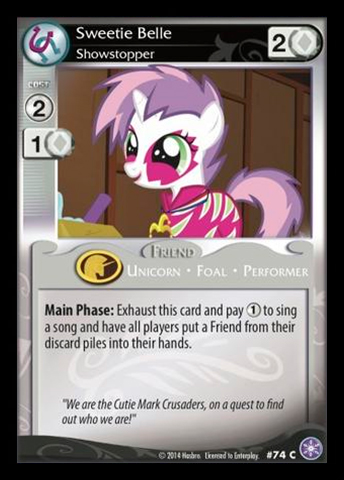 Sweetie Belle, Showstopper (FOIL)